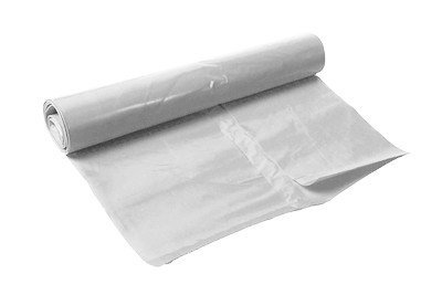 Afvalzak LDPE 80x110 60my (150L) transparant per rol á 20st.