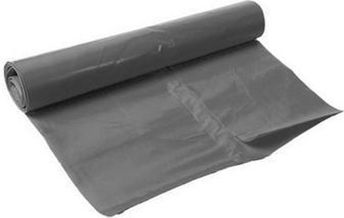 Afvalzak LDPE 80x110 70my (150L) grijs per rol á 20st.