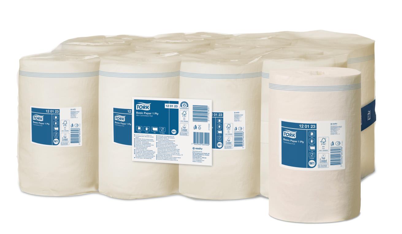 Tork Universal mini poetsrol 1-lgs 12x120m wit (M1)