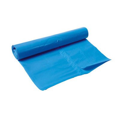 Afvalzak LDPE 70x110 70my (120L) blauw per rol á 20st.
