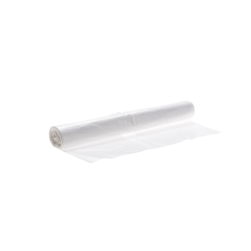 Afvalzak HDPE 58x100 23my (70L) transparant per rol á 20st.
