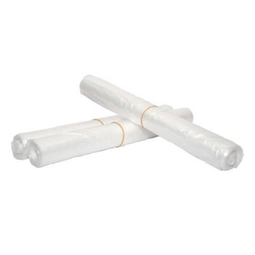Afvalzak HDPE 63x70 15my (50L) transparant rol á 50st.