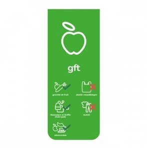 BinBin magneetsticker - ''GFT'' voorkant
