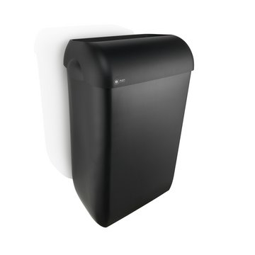 Blacksatino afvalbak 43L zwart