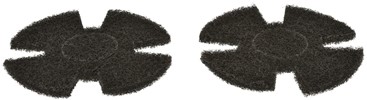 I-Mop XXL vloerpads ZWART- set van 2