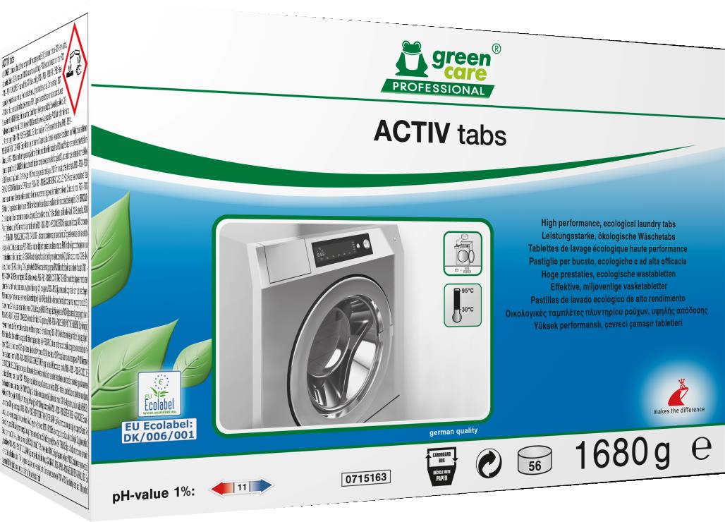 Tana GreenCare wasmiddel Active tabs 56 stuks