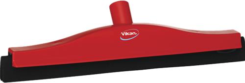 Vikan vloertrekker 40cm rood vaste nek met zwart rubber