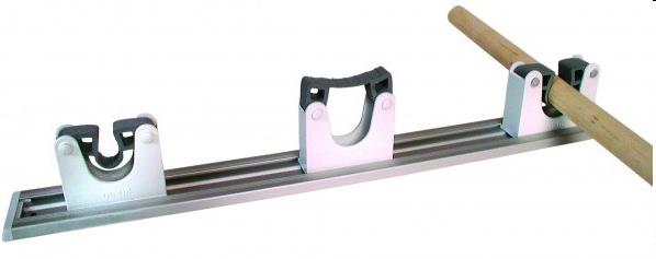Toolflex wandstrip 50cm met klemmen, wit 3 x 20/30mm