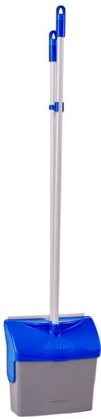 Hotelstofblikset Blauw compleet met steel 95cm 