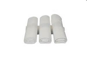Afvalzak HDPE 50x70 35my (45L) wit per rol á 20st.