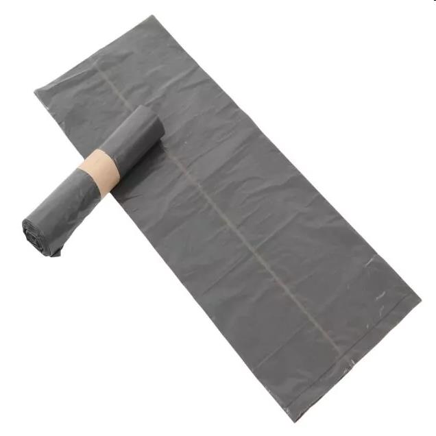 Afvalzak HDPE 50x90cm 23 my (70L) Grijs per rol á 20st.