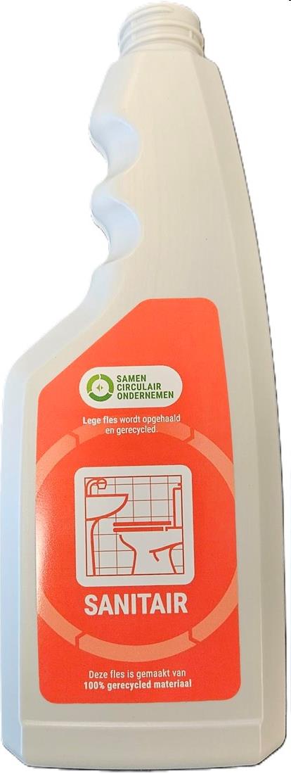 Sprayflacon 500 ml SANITAIR 100% gerecycled HDPE