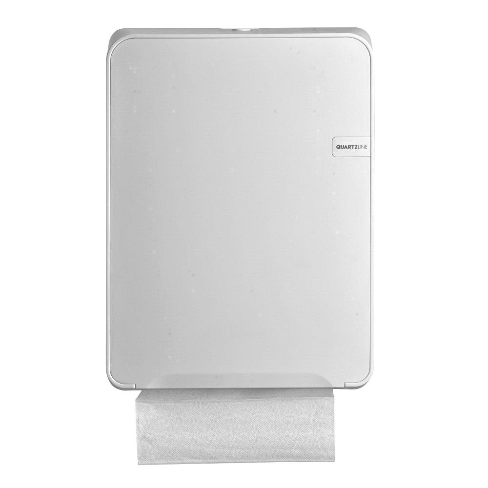 Euro Quartz White  Multifold/V-vouw handdoekdispenser
