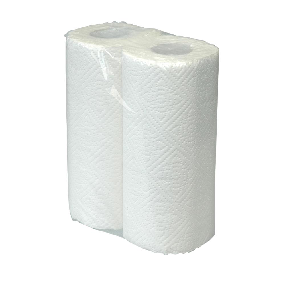 Euro keukenrollen wit cell 2-lgs ECO 12x2 rol