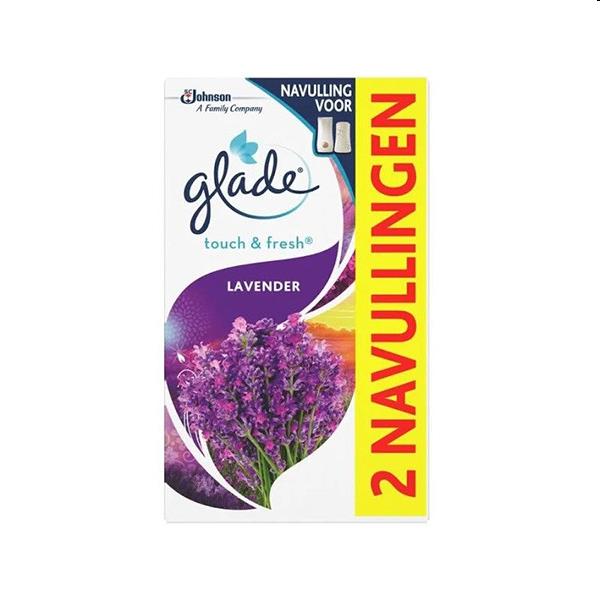 Glade by Brise Touch & Fresh Lavendel navulling - 2 stuks