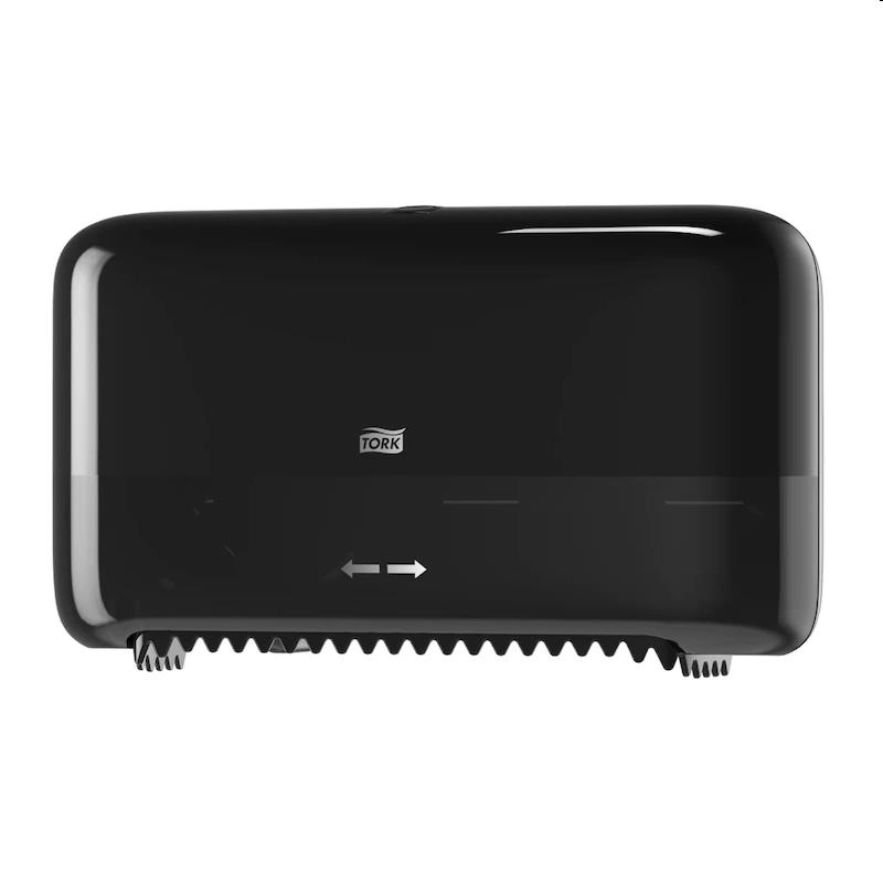 Tork OptiServe® Hulsloos 2-rol Toiletpapier Dispenser Zwart (T7)