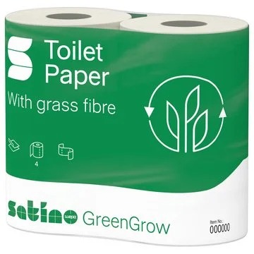 Satino GreenGrow toiletpapier wit 2-lgs 12x4rol 320 vels (CT10)