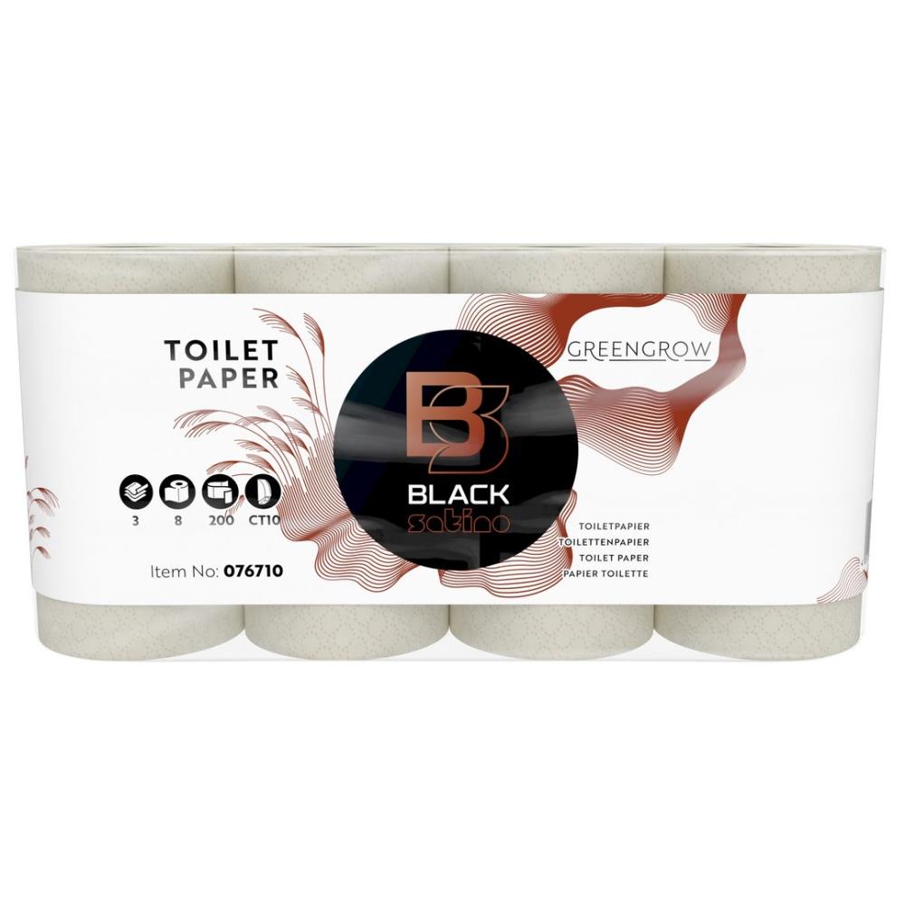 Satino GreenGrow toiletpapier wit 3-lgs 6x8 rol 200 vels (CT10)