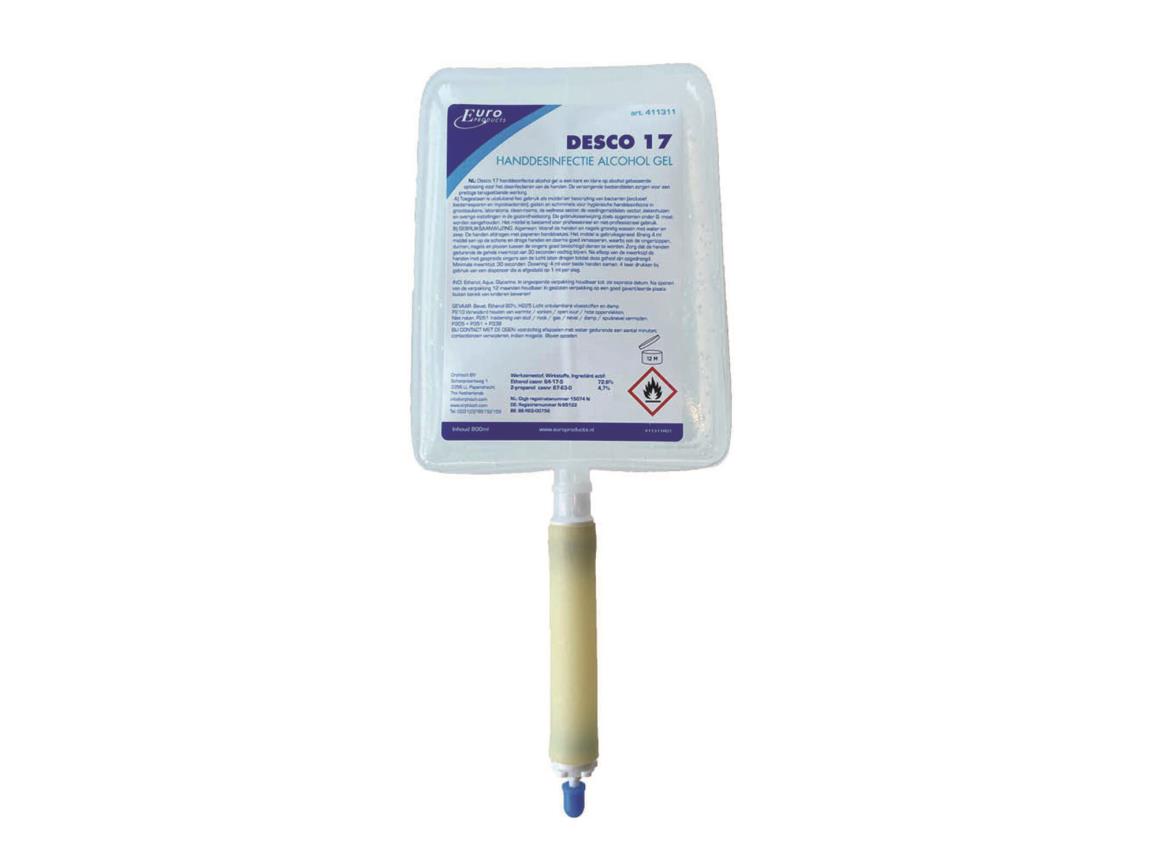 Desco 17 Handdesinfectie Alcohol Gel 6x800ml