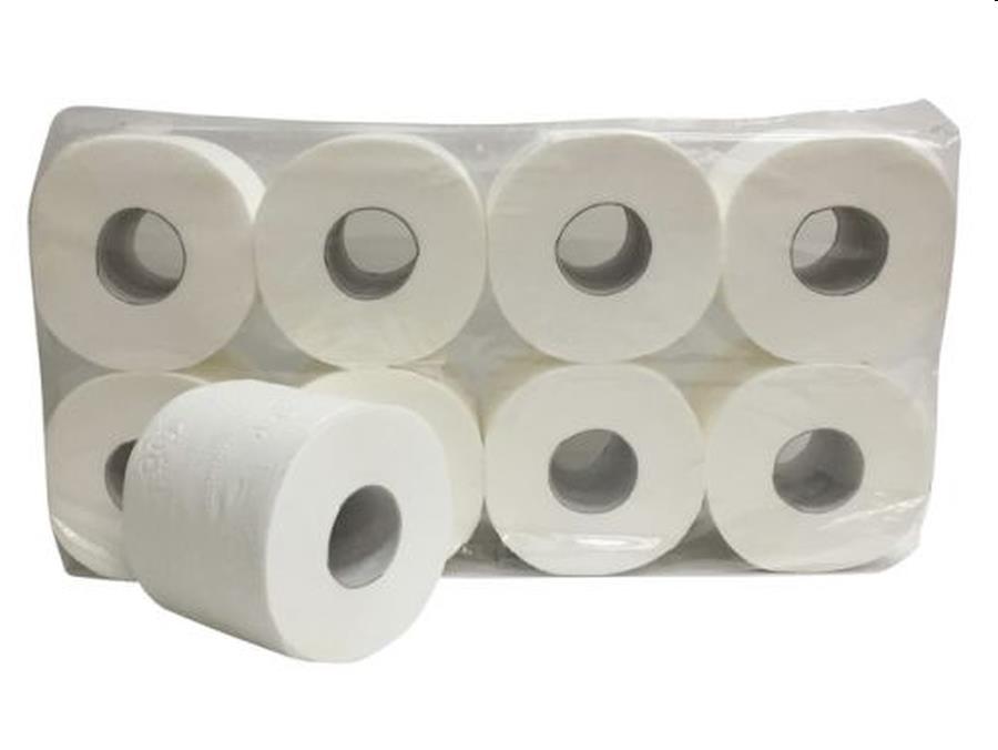 KBL toiletpapier 7x8 rol 3-lgs wit cellulose Ecolabel