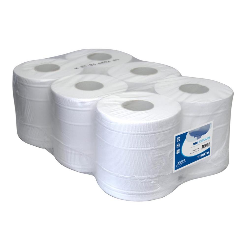 KBL midipoetsrol cellulose wit  2-lgs 6 rol á 160m.