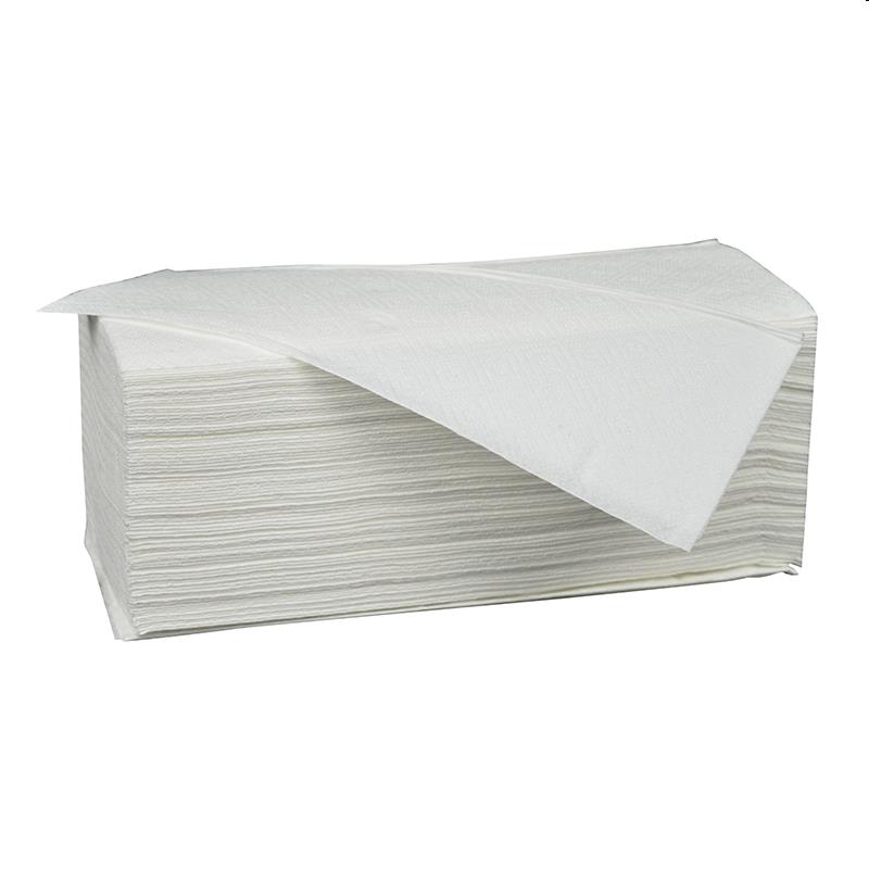 KBL Handdoeken Z gevouwen 100% cellulose 2 laags 22 x 24 cm (20x160)