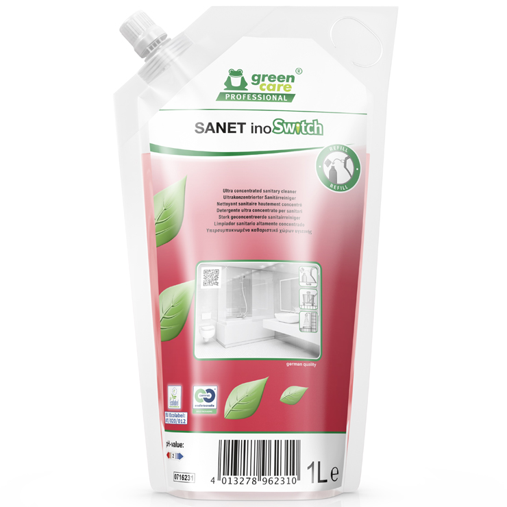 Tana Green care Professional SANET inoSwitch NAVUL ZAK sanitairreiniger
