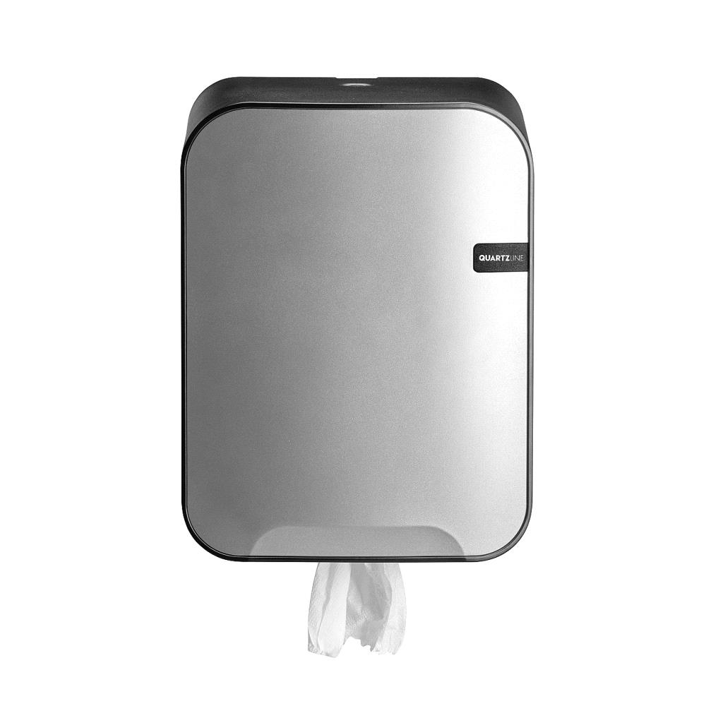 Euro Quartz Silver Midipoetsrol dispenser  