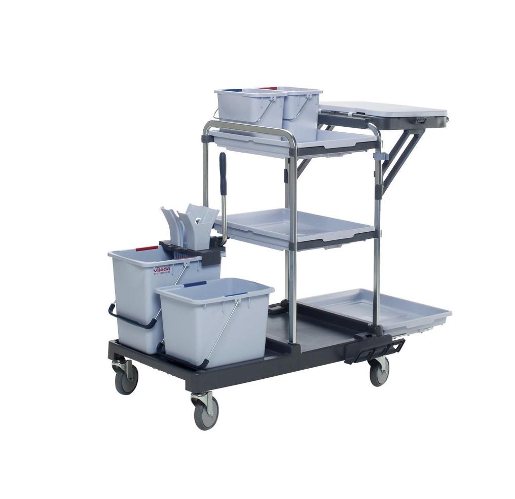 Vileda Origo 100 FX werkwagen - compleet basismodel voor gebruik met de UltraSpeed Pro emmermethode