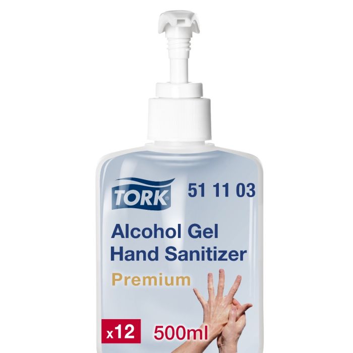 Tork Alcohol Gel Handdesinfectie 12x500ml