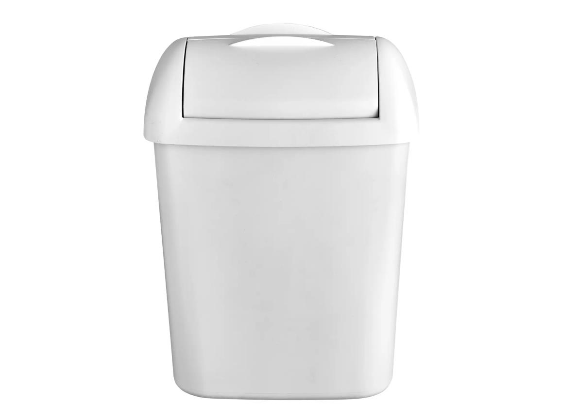 Euro Quartz White Hygiënebak 8 liter met wandbevestigingsset