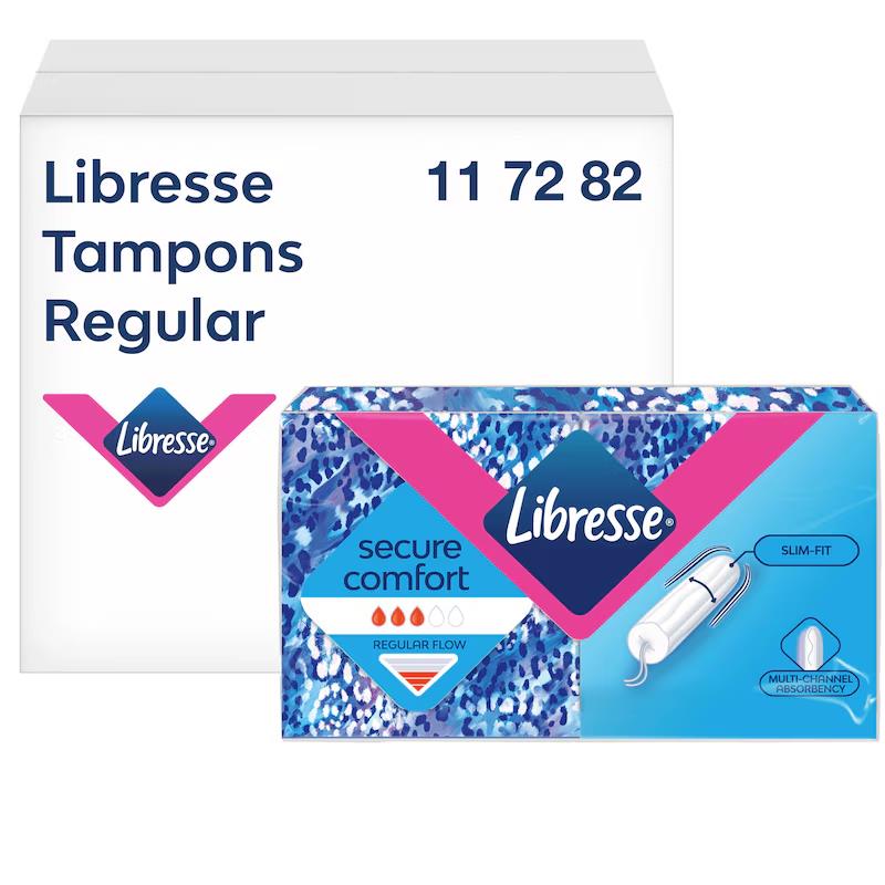  Libresse Tampons Discreet Normaal, Tork dispenser vulling 384 st