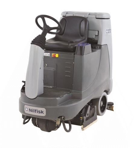 Nilfisk BR855Disc (incl lader/gelbatterijen/borstels/padhouders)