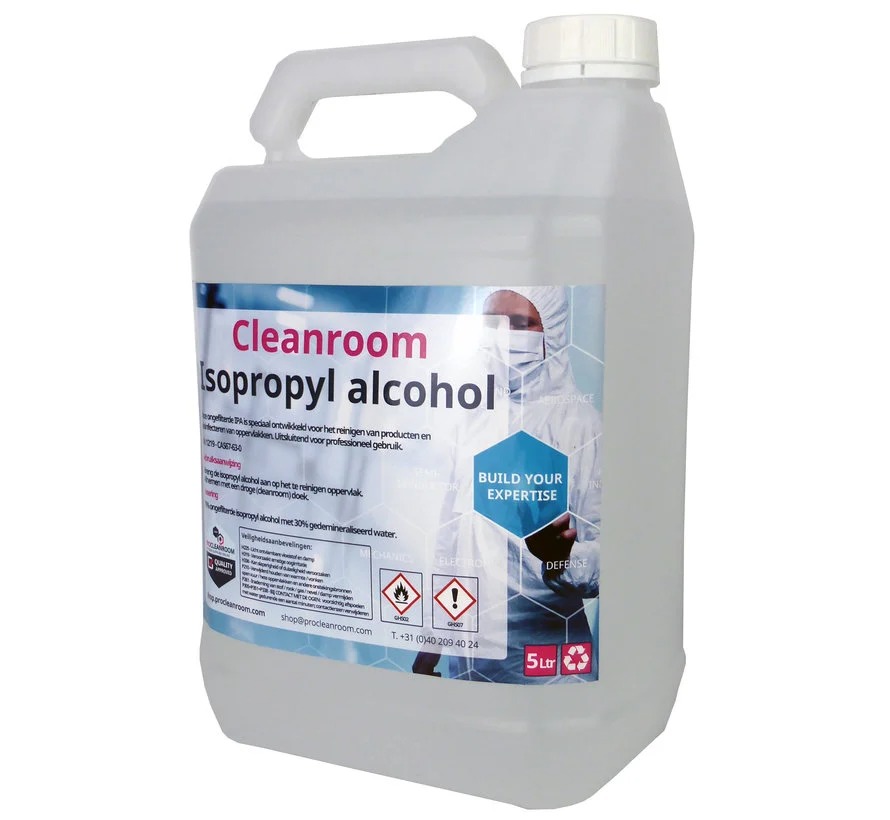 ProCleanroom: Isopropanol 70% alcohol, 5 liter