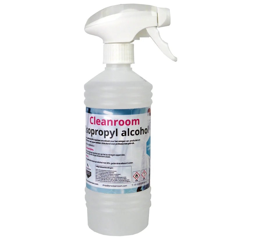 ProCleanroom: Isopropanol 70% alcohol, 12x500ml (incl. trigger)