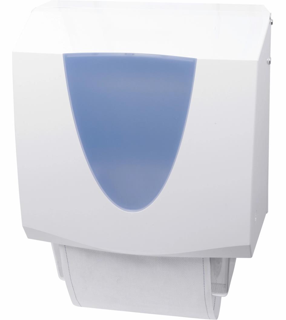 Abonnement Integra Ellipse Handdoekroldispenser wit incl. 1 rol per week